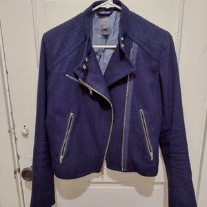 Gap Navy Moto Jacket